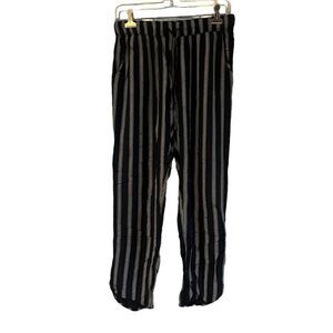 3 for $30! American eagle black striped drawstring pants
